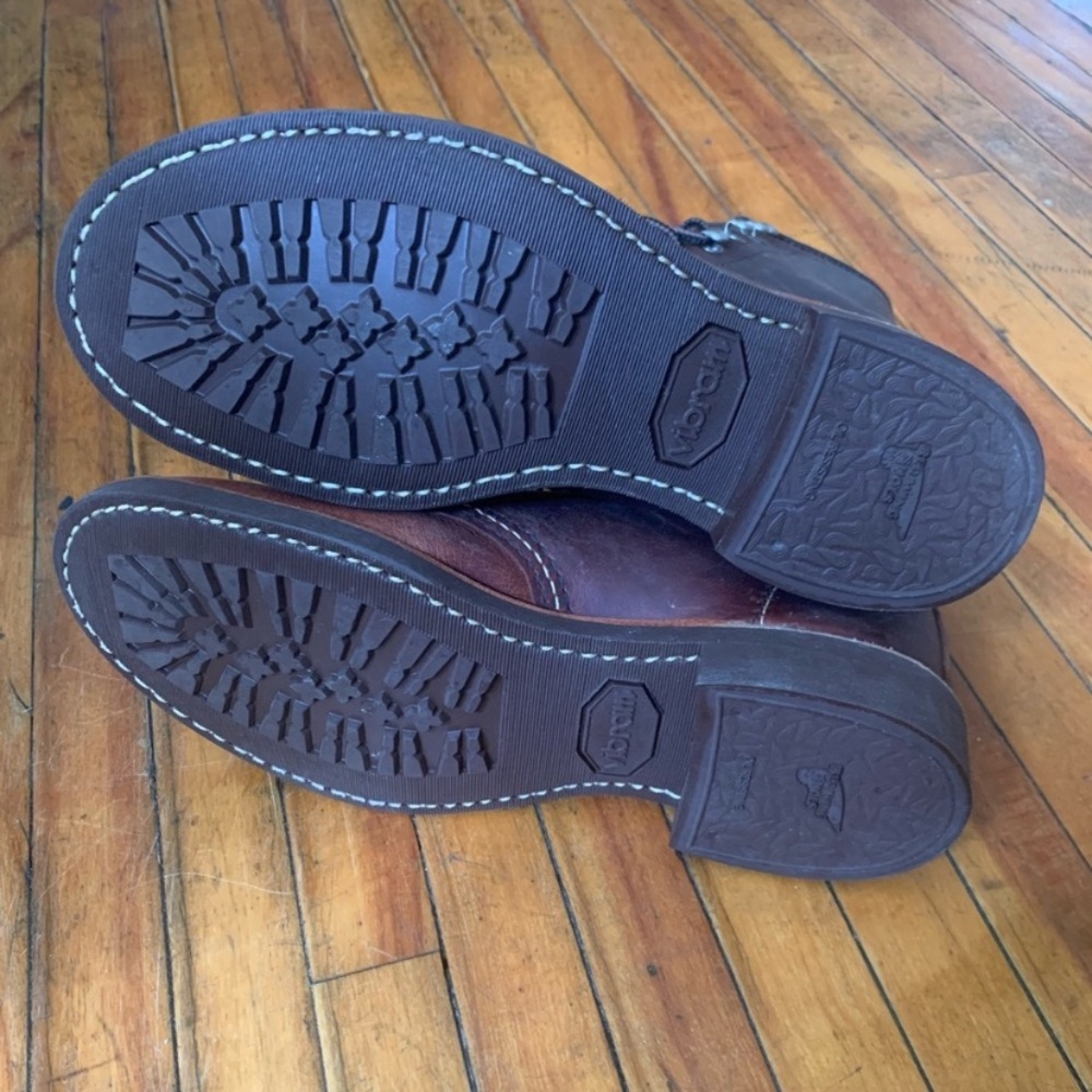 Red Wing Leather Boots, Heritage Silversmith in Copper Rough + Tough Leather - Picture 4 of 16